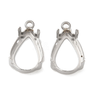 304 Stainless Steel Pendant Cabochos STAS-C117-04A-P-1