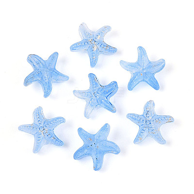 Frosted Glass Beads FGLA-T005-01A-1
