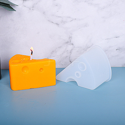 Cheese DIY Candle Silicone Molds Making DIY-F065-07-1
