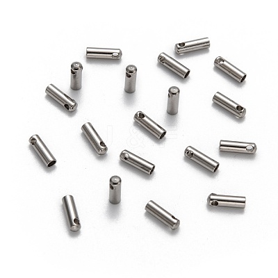 Tarnish Resistant 304 Stainless Steel Cord Ends STAS-E033-5-1