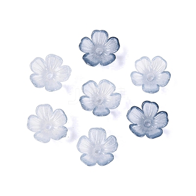 Transparent Plastic Bead Caps KY-Q005-02A-01-1
