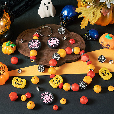 Halloween DIY Beads Findings Kits DIY-TA0014-47B-1