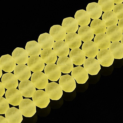 Transparent Glass Beads Strands EGLA-A044-T8mm-MD29-1