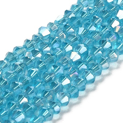 Glass Beads Strands EGLA-S056-3mm-03-1