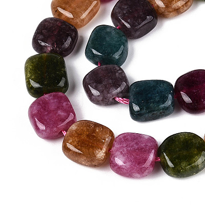 Natural White Jade Beads Strands G-N354-01A-01-1