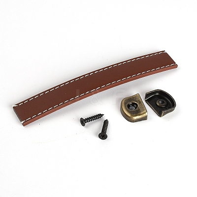 Leather Zinc Alloy Handle FIND-WH0077-30B-1