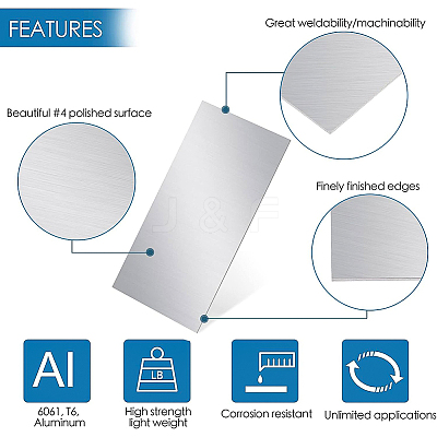 Aluminium Plates FIND-WH0003-87B-1
