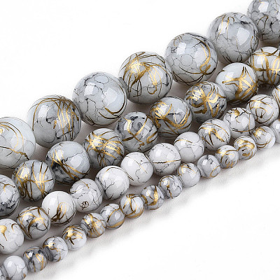 Baking Paint Glass Beads X1-DGLA-N003-4mm-B01-1