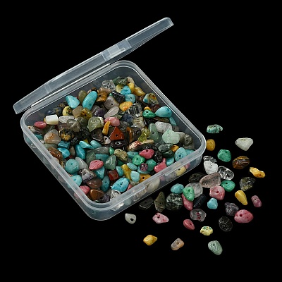 1 Strand Mixed Gemstone Chip Beads Strands G-FS0005-78-1
