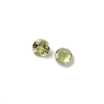 Faceted Natural Peridot Cabochons G-I295-05C-18B-03-1