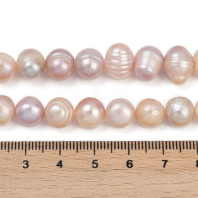 Natural Cultured Freshwater Pearl Beads Strands PEAR-I007-07Z-01A-1