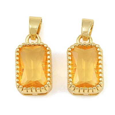 Brass & Glass Pendants GL-CBA96FD-02G-01-1