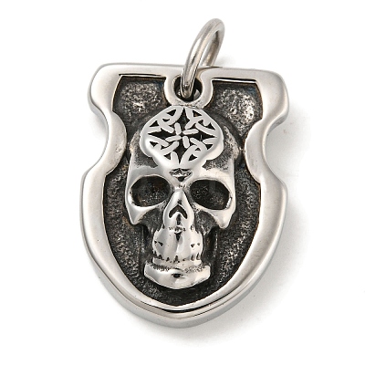 316 Surgical Stainless Steel Pendants STAS-Z073-74AS-02-1