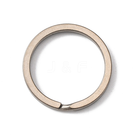 Titanium Alloy Keychains Clasps KEYC-WH0021-38-1