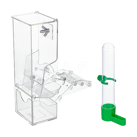 AHANDMAKER Plastic Bird Water Bottle AJEW-GA0002-55-1