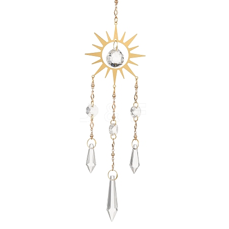 Alloy Sun Hanging Suncatchers GL-A001-02G-1
