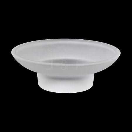 Glass Soap Dish Tray AJEW-XCP0003-54-1