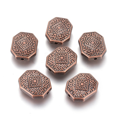 CCB Plastic Beads CCB-O003-05R-1