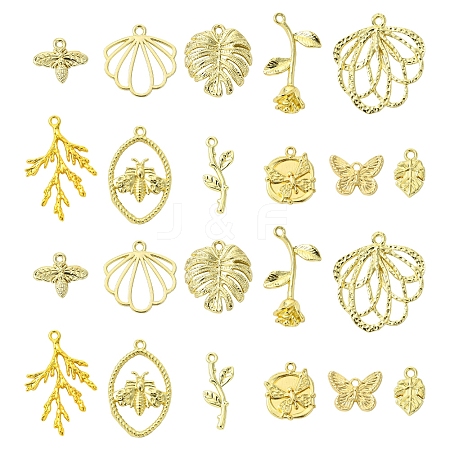 22Pcs 11 Styles Alloy Pendants FIND-FS0003-13-1