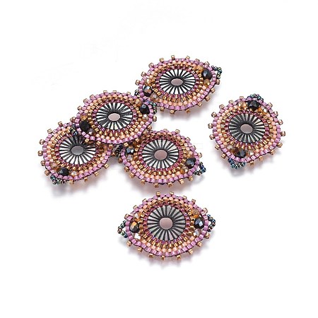 MIYUKI & TOHO Handmade Japanese Seed Beads Links SEED-A029-DA15-1