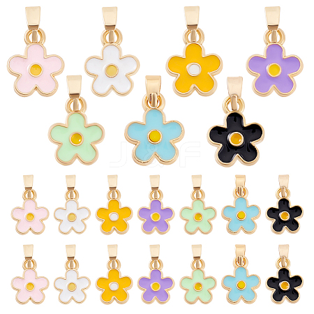 10 Sets Alloy Enamel Charms FIND-PH0020-73-1