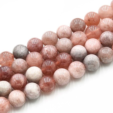 Natural Quartz Beads Strands G-N355-10mm-21-1