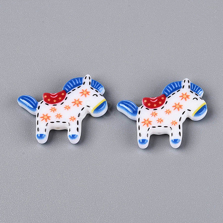 Printed Opaque Resin Beads RESI-N043-07A-1