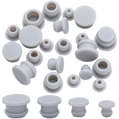 Gorgecraft 32Pcs 4 Style Silicone Bottle Seal Plug AJEW-GF0008-10D-03-1