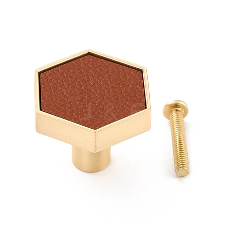 Hexagon Brass Box Handles & Knobs DIY-P054-B02-1