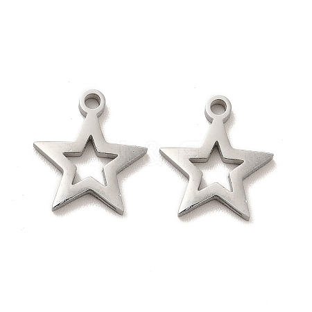 Non-Tarnish 304 Stainless Steel Charms X-STAS-M089-57P-1