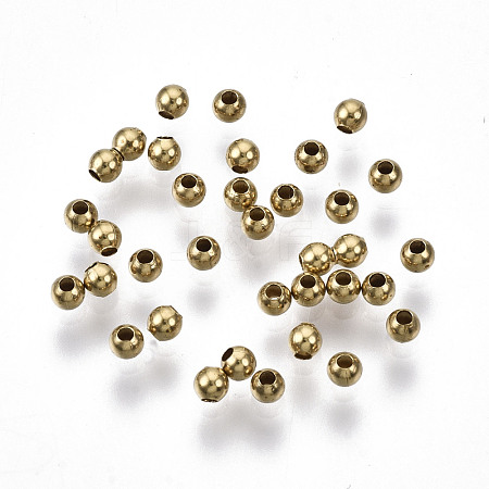 Brass Beads KK-R141-2.4mm-01C-NF-1