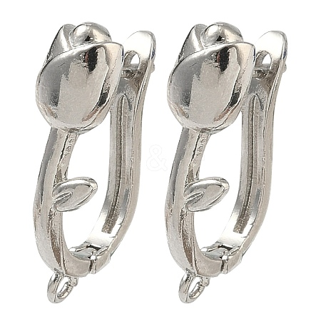 Brass Earring Findings KK-D226-08P-1