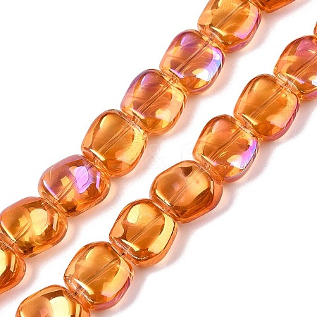 Electroplate Glass Beads Strands EGLA-N012-07L-1