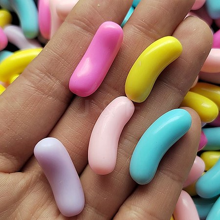 Opaque Resin Cabochons RESI-H034-16-1