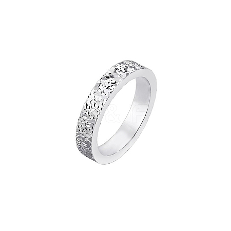 925 Sterling Silver with Micro Pave Cubic Zirconia Rings VE1152-4-1