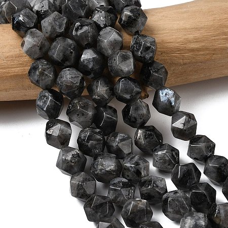 Natural Larvikite Beads Strands G-Z119-A32-02-1