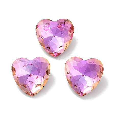 Glass Rhinestone Cabochons RGLA-G020-04E-D502-1