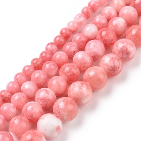 Natural Persian Jade Beads Strands G-D434-8mm-30-1