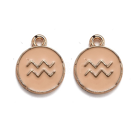 Alloy Enamel Pendants ENAM-S124-01A-10J-1