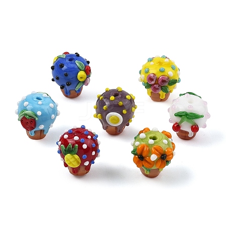 Handmade Lampwork Beads LA-F001-01-1