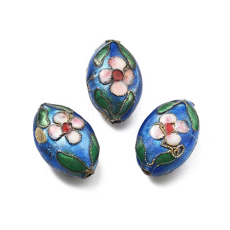 Handmade Cloisonne Beads CLB-Q002-08C-1