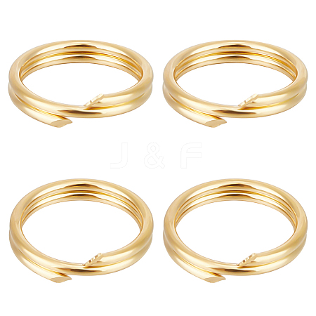 20Pcs 925 Sterling Silver Double Loop Jump Rings STER-BBC0002-11B-G-1
