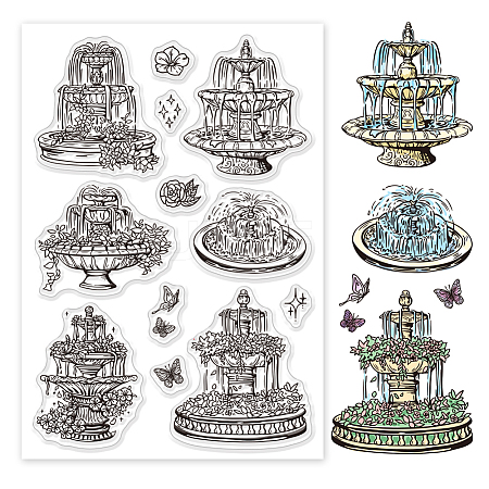 Custom PVC Plastic Clear Stamps DIY-WH0448-0510-1