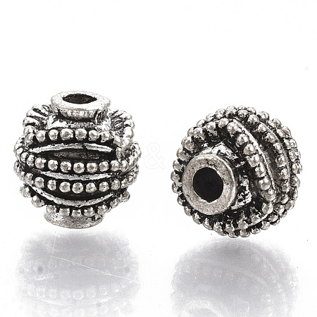 Tibetan Style Alloy Beads X-TIBE-S320-101AS-LF-1