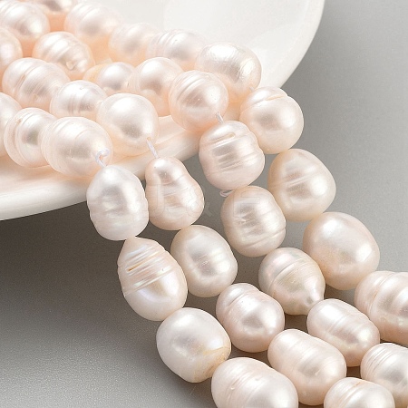 Natural Cultured Freshwater Pearl Beads Strands PEAR-P062-11B-1