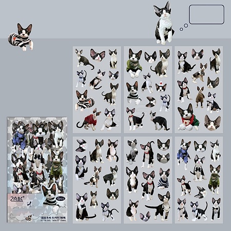 DIY Waterproof PET Picture Stickers PW-WG553D1-04-1