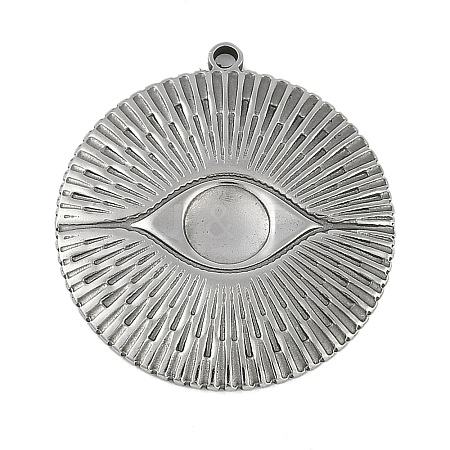 Anti-Tarnish 304 Stainless Steel Pendants STAS-M078-03E-P-1