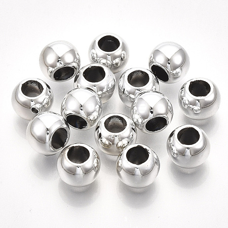 UV Plating ABS Plastic Beads X-CCB-S162-28F-04-1