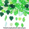 270Pcs 9 Styles Transparent Acrylic Pendant OACR-SZ0001-43-1