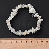 Natural White Moonstone Stretch Bracelets BJEW-JB03681-09-6